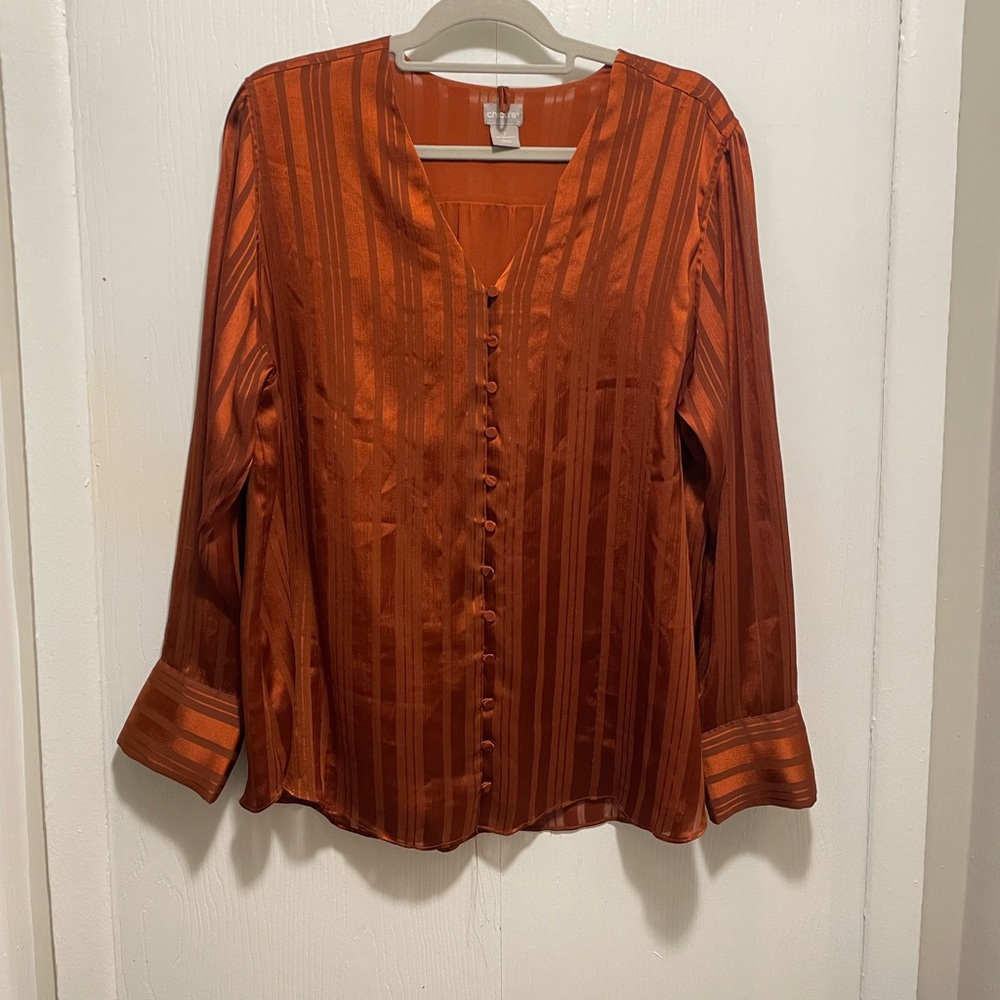 Burnt Orange Blouse